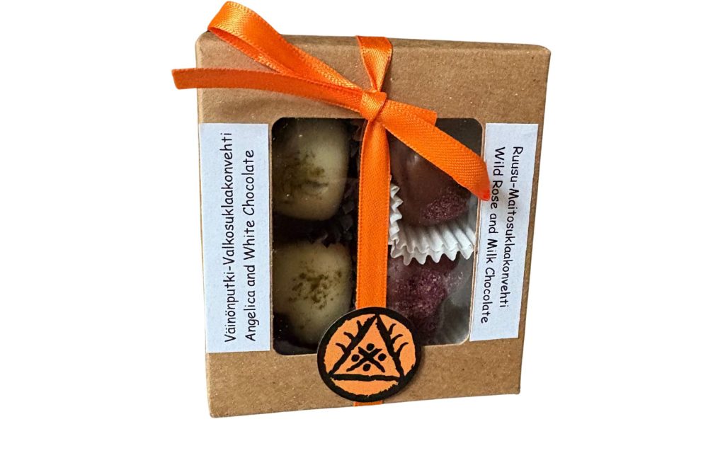 Saunakammarin suklaakonvehdit rasiassa