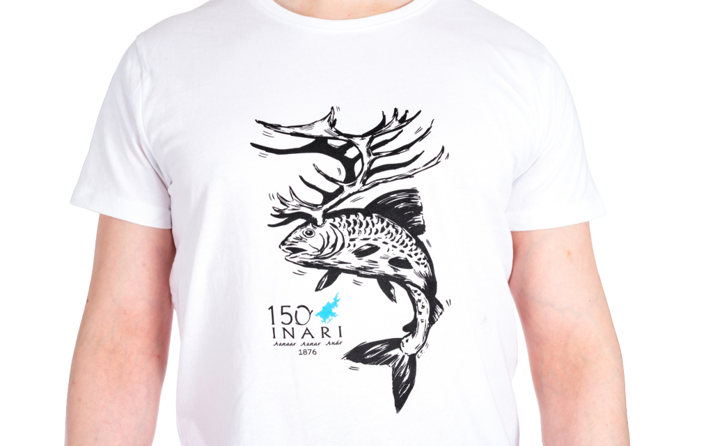 Juhlavuoden t-paita Sarvikala-kuvituksella