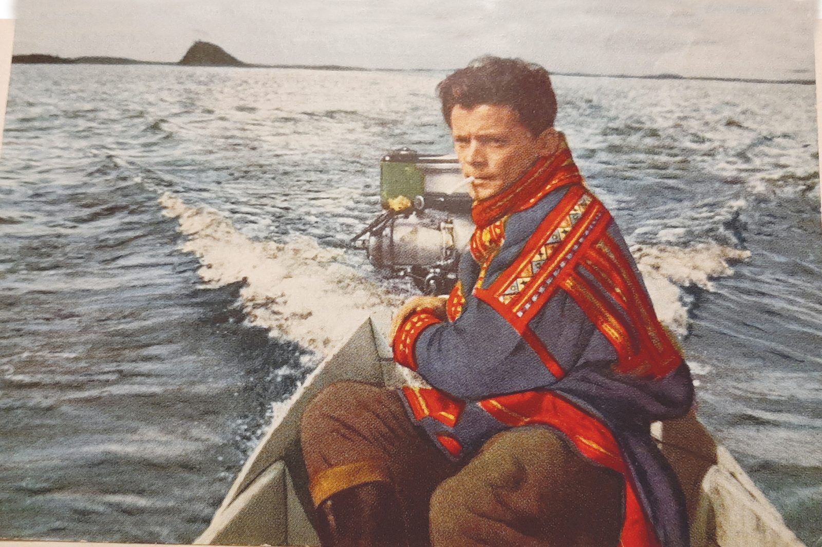 Juhani Jomppanen Ukonsaaren risteilyllä.