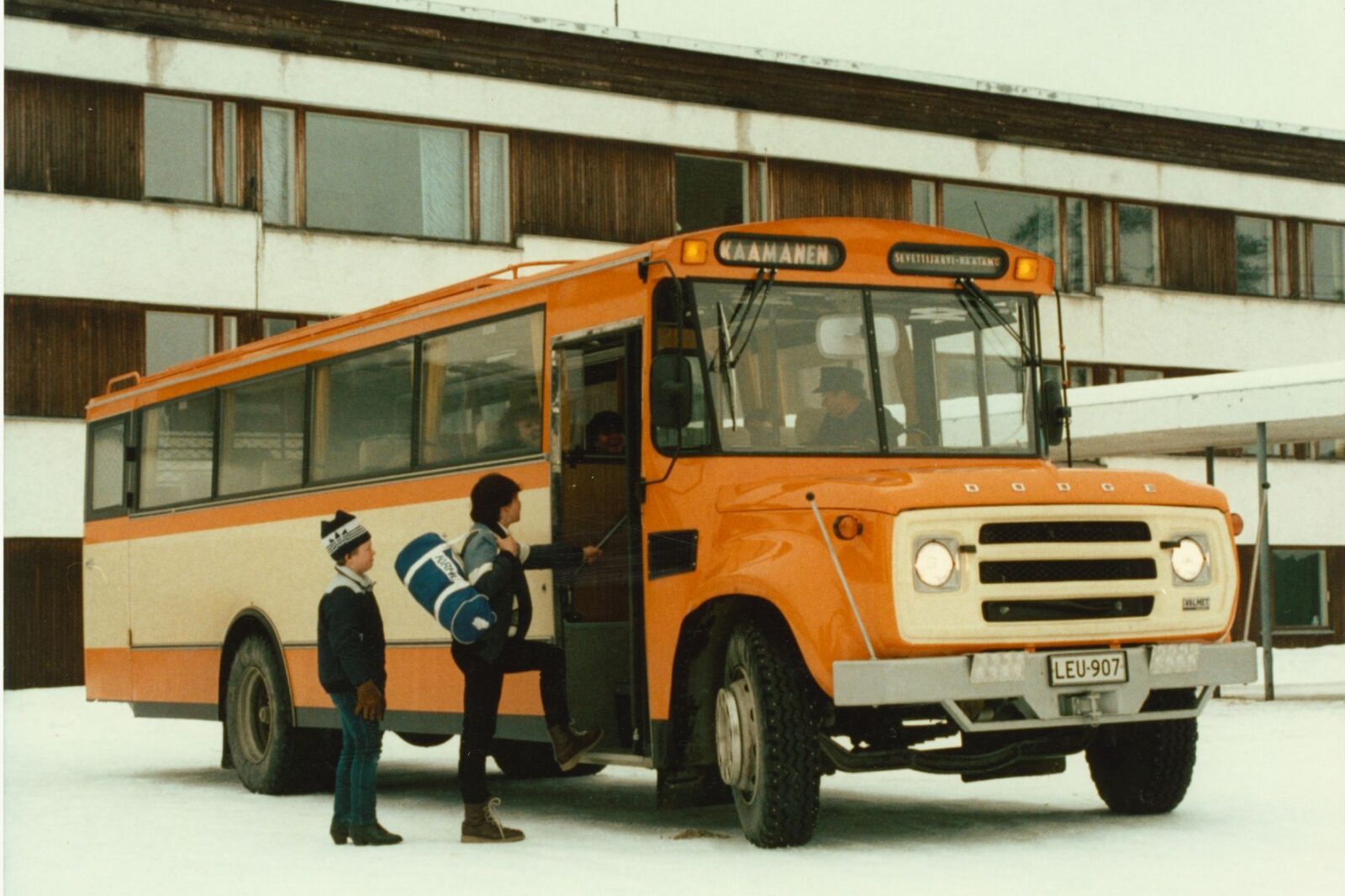 Kaamanen-Sevettijärvi-Näätämö-linjan postiauto (1980-luku)
